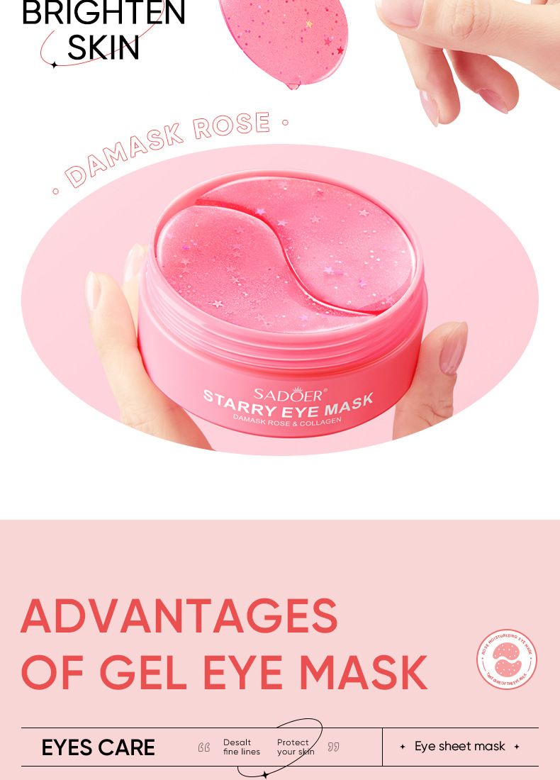 Rose Starry Sky Eye Mask Hydrating Eye Care Eye Mask