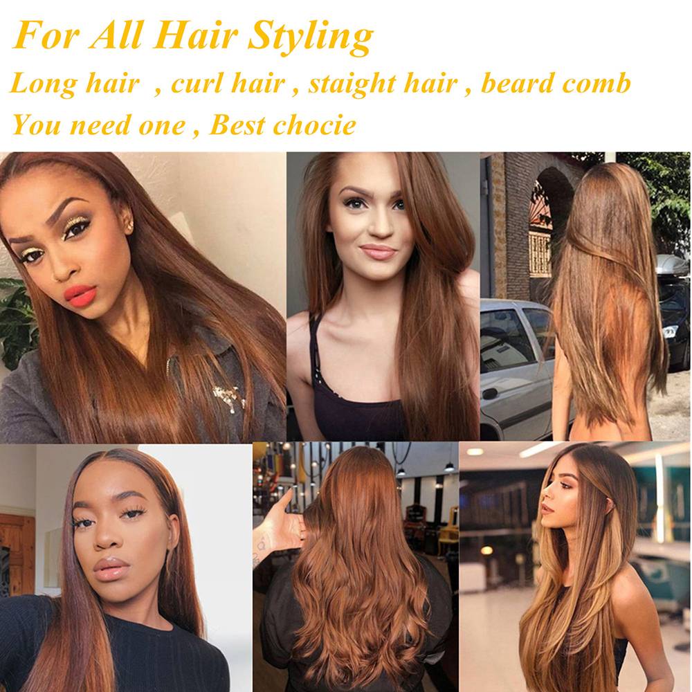 Heating Comb Straightener Electric Hot Comb Flat Iron Hair Straightening Brush Smoothing Iron Comb Hair Straightener Brush
