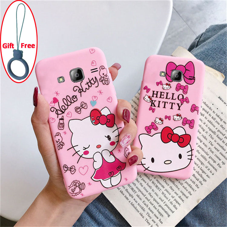 Samsung Galaxy J3/J310/J3 2015 /J3 2016Phone Case with Cute HelloKitty Cartoon Printing Soft TPU Full Cover Protection Shockproof Back Cover
