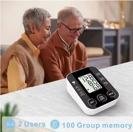 Portable Upper Arm Medical Voice Sphygmomanometer BP Machinel