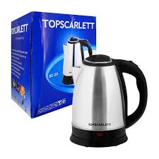 Scarlett / Topscarlett Electric Kettle - 2 Litres - Silver/Black