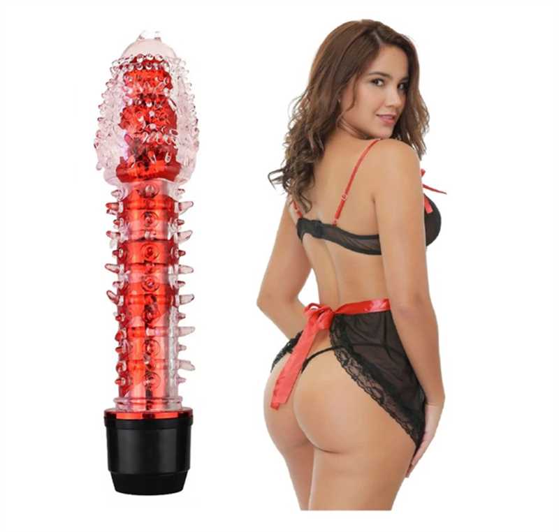 Dildo,Penis,Dragon Whisker Stick Crystal Prickly Single Vibrator, Female Masturbation AV Massager, Simulation Penis Adult Product,Adult Toy.