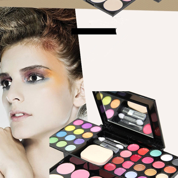 Makeup Tray Combination Cosmetic Set Eyebrow Palette Foundation Palette Blusher Lipstick Make UP Kit