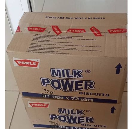 PARLE MILK POWER BISCUITS (12*22g) BOX
