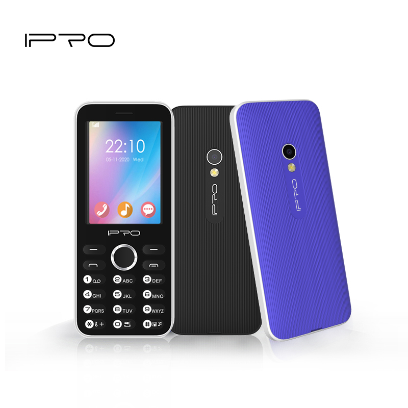 IPRO A29 2.8" 1400mAh Battery MP3 Player Dual SIM Flashlight inteligente Celulares 2G Celular Feature Phone