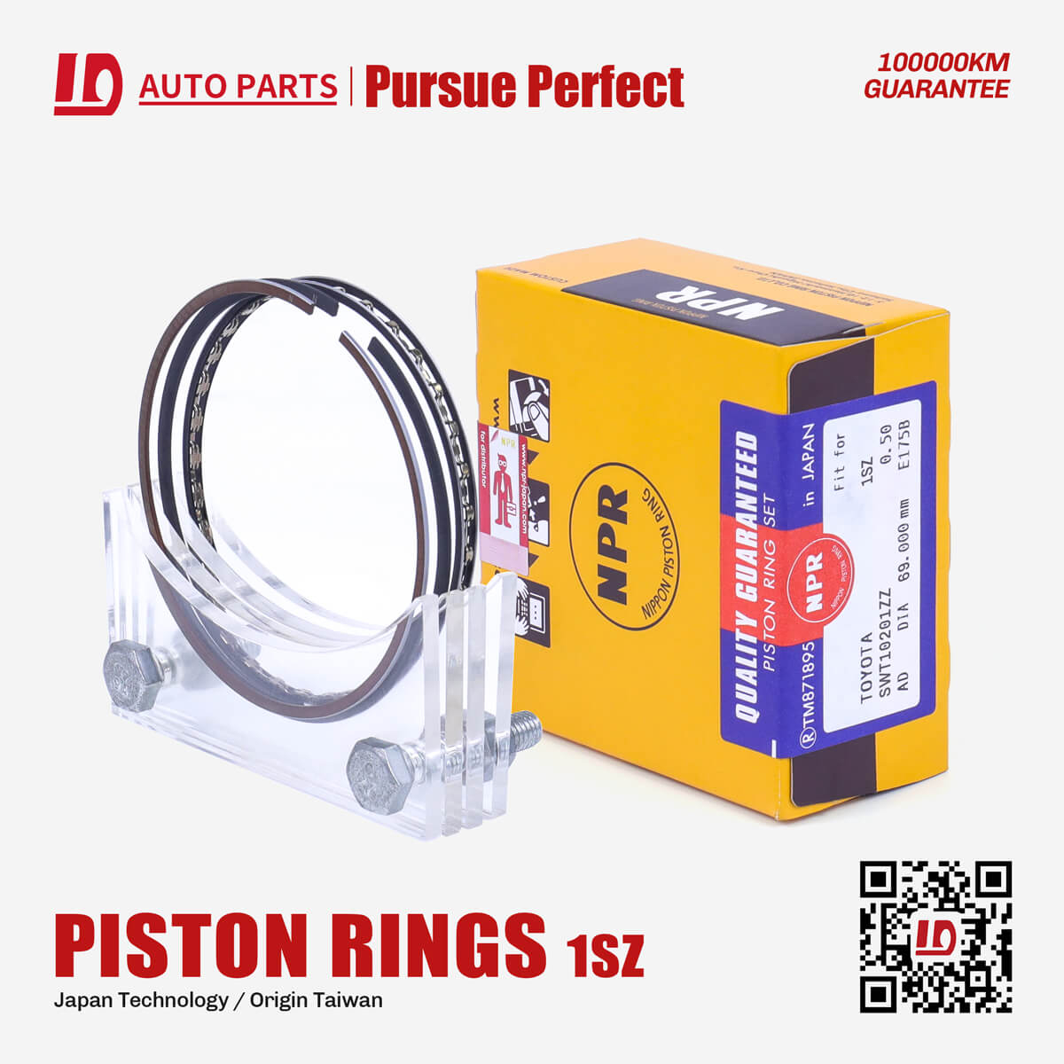 NPR, 1SZ, Engine Piston Rings, OEMSWT10201ZZ, TOYOTA, TospinoMall