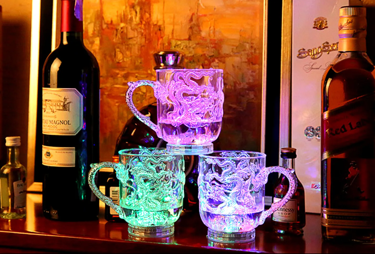 Luminous Water Cup Inductive Rainbow Color Cup