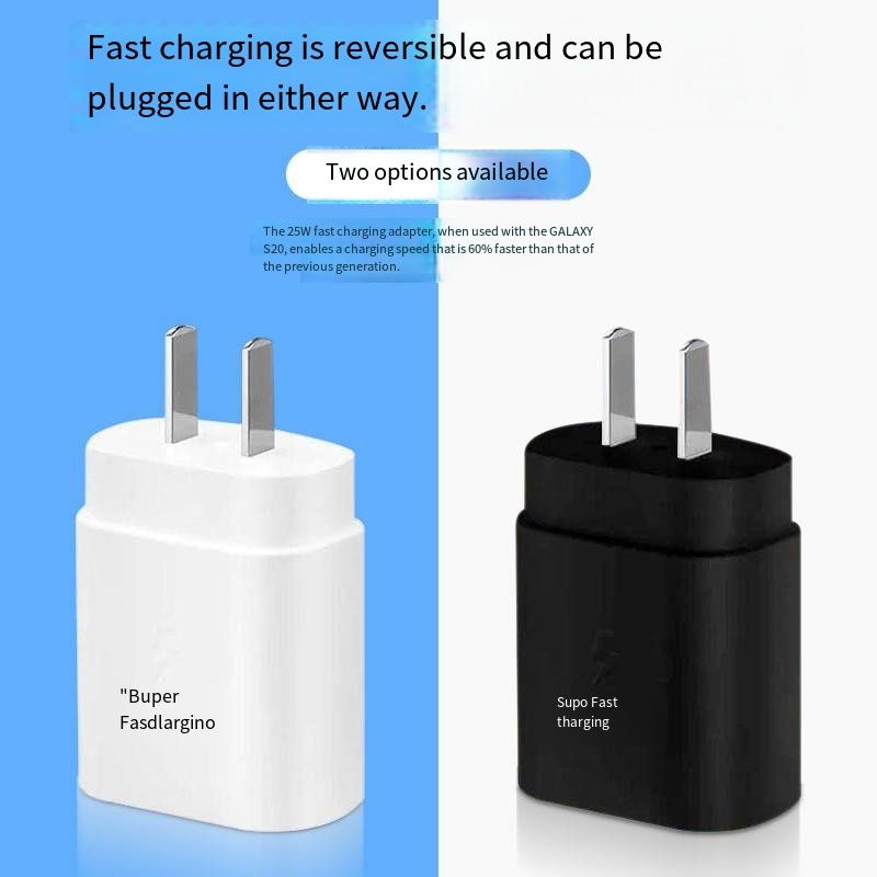 Universal Samsung 25W Fast Charger Block, Advanced PD3.0 & PPS Fast Charging Technology, Anti-Safe Overload Protection Wall Power Adapter, Portable Lightweight Travel Charger for All USB-C Samsung Devices
