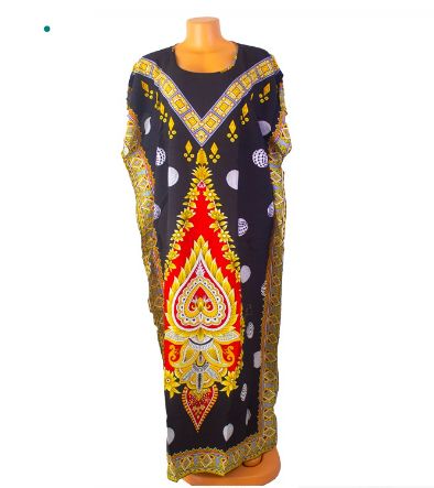 Size Free Africa Traditional Clothing Women outing casual pregnant women over-size beach dress New African Print Dashiki Maxi Dress