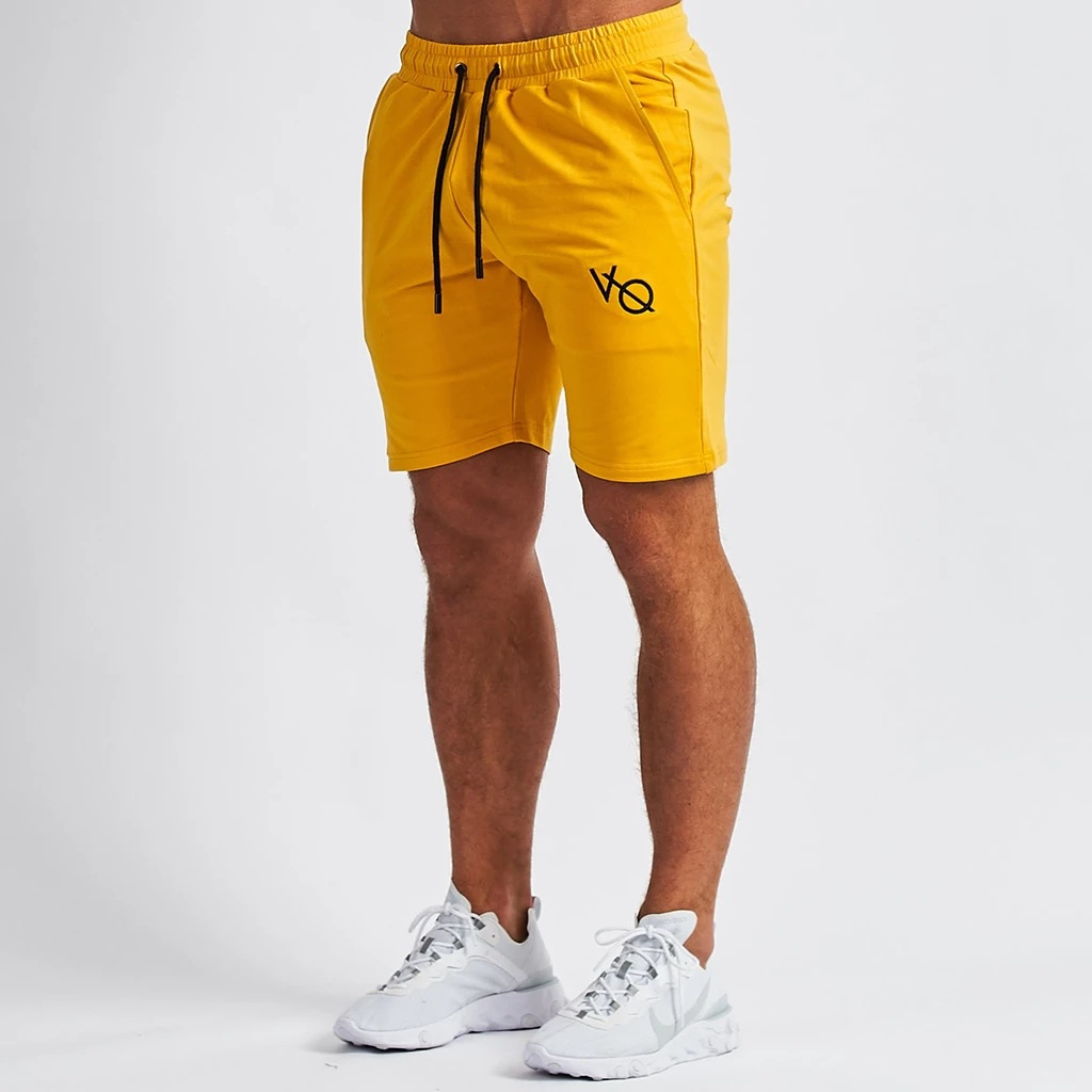 DK5 Men Summer Slim Fit Shorts Casual Gyms Jogger Workout Athletic Shorts Vintage Plain Cotton Sweat Shorts For Men