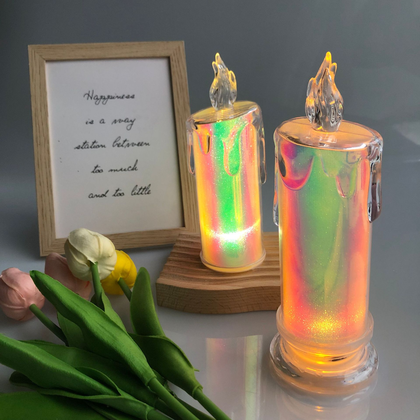 006 LED Candle Blinking Flame with Timer Remote Birthday Home 2022 New Year Decorating Church Electric Candle
