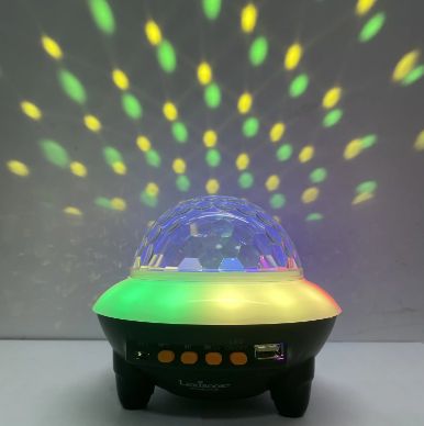 voice control Auto RGB LED moving Sky Light Projector with BT speaker 12 color Change Smart home lights for Gift Party light