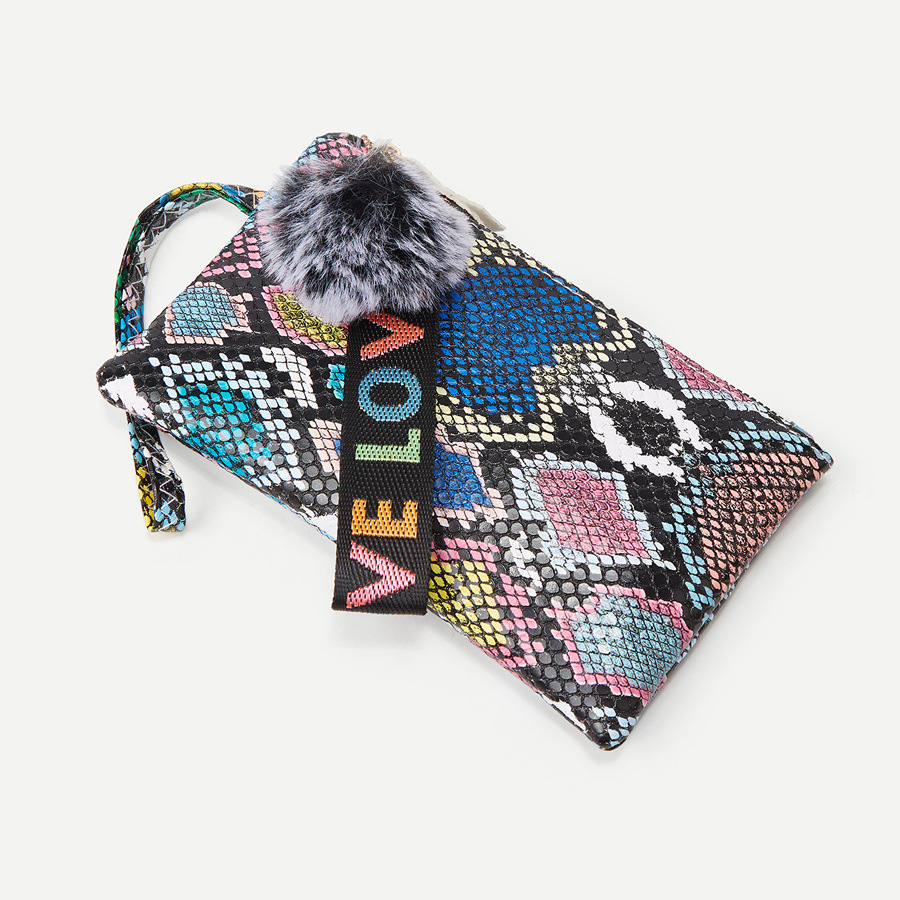 【Linhui】Women's Clutch Bag Messenger Shoulder Handbag Tote Bag Purse-Snakeskin clutch Envelope