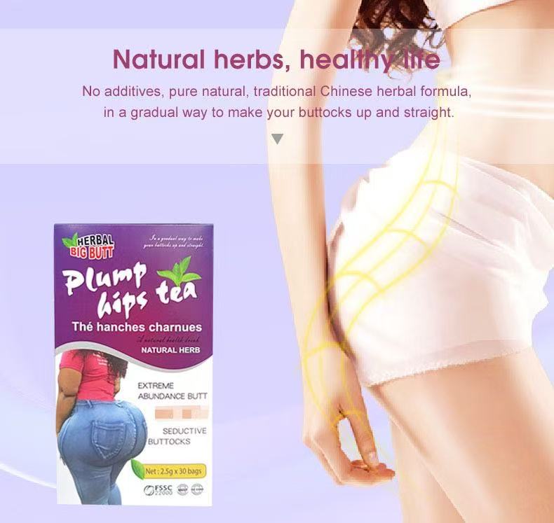 Plump Hips tea Hip big Butt tea Enhancement Buttock customized private label Firming Abundant supplements herbal hip