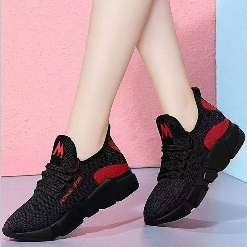 Women's Mesh Breathable Simple Casual Shoes Light and Comfortable Sport Shoes