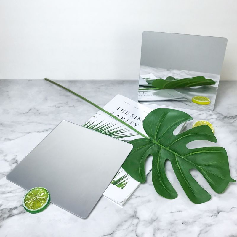 Unbreakable mirror 20*20cm,30*30cm Acrylic mirror wall stickers, self-adhesive full body mirrors, dressing mirror stickers CRRSHOP Wall stickable Soft mirror