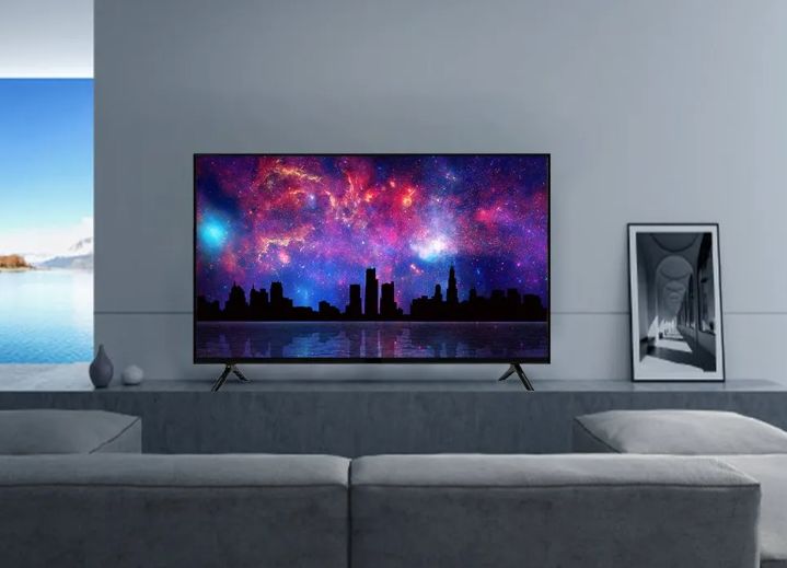 WEYON 55 Inches FHD Smart TV - High Definition LED Television with Built-in Wi-Fi, HDMI, USB, Bluetooth, Streaming Apps, Netflix, YouTube - Ultra Slim Bezel Design