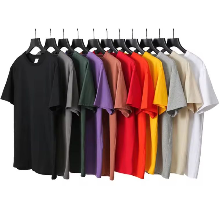 High-quality Premium Cotton Round Neck Breathable Sports Short Sleeve Plain T-Shirt