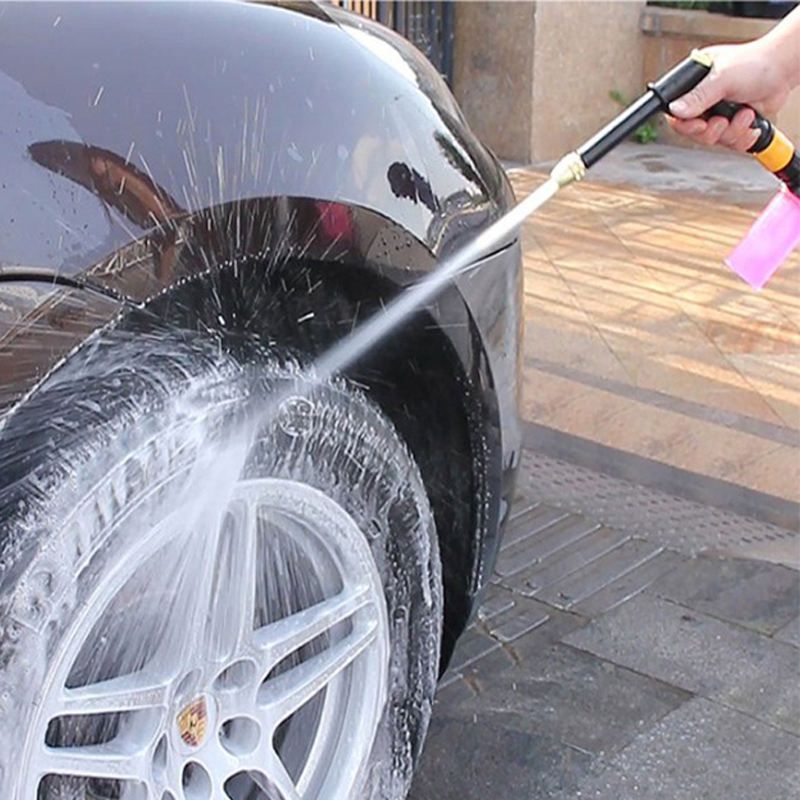 Tool Daily Deluxe Pressure Washer Gun, with Replacement Wand Extension, 3 Nozzle Tips 5M Yellow Tube