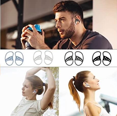 KEDOUXIN Earbud Hooks, Ear Attachment Loop for Wireless Ear Hooks for Airpods Universal Earhooks for Airpods Earbuds Anti-Lost Secure