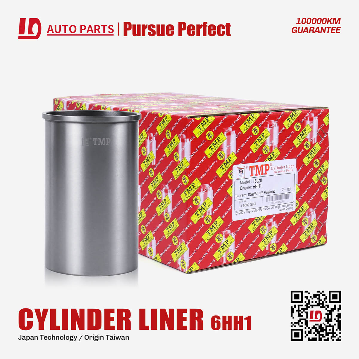 TMP, 6HH1, diesel, engine parts, cylinder liner, OEM8943907990