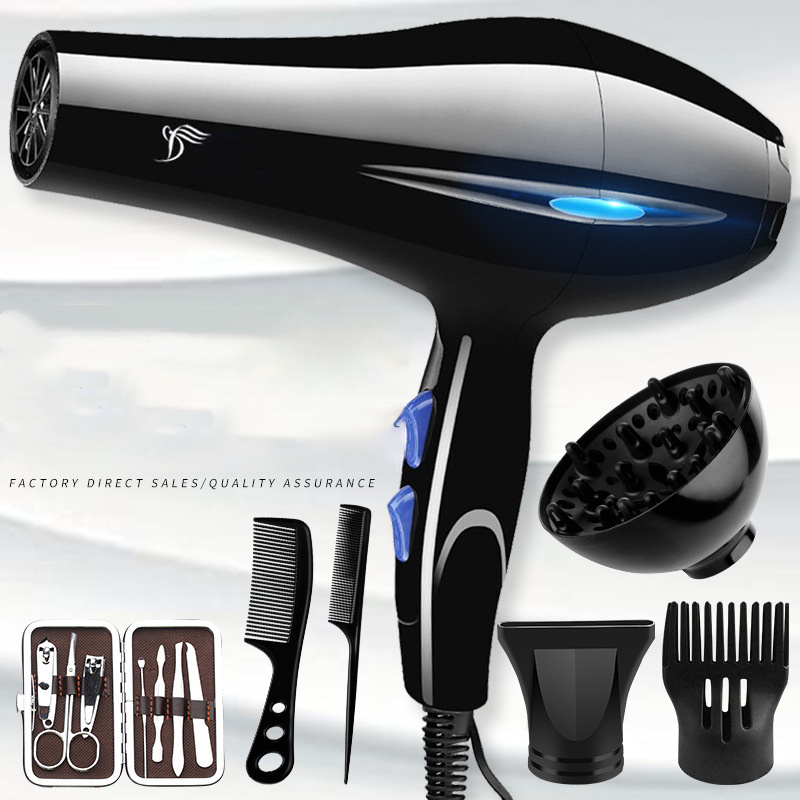 High-power Hair Dryers Professional  Hair Dryer  Household Blow Hairdryer Hot and Cold Wind UK Plug Styling Tools