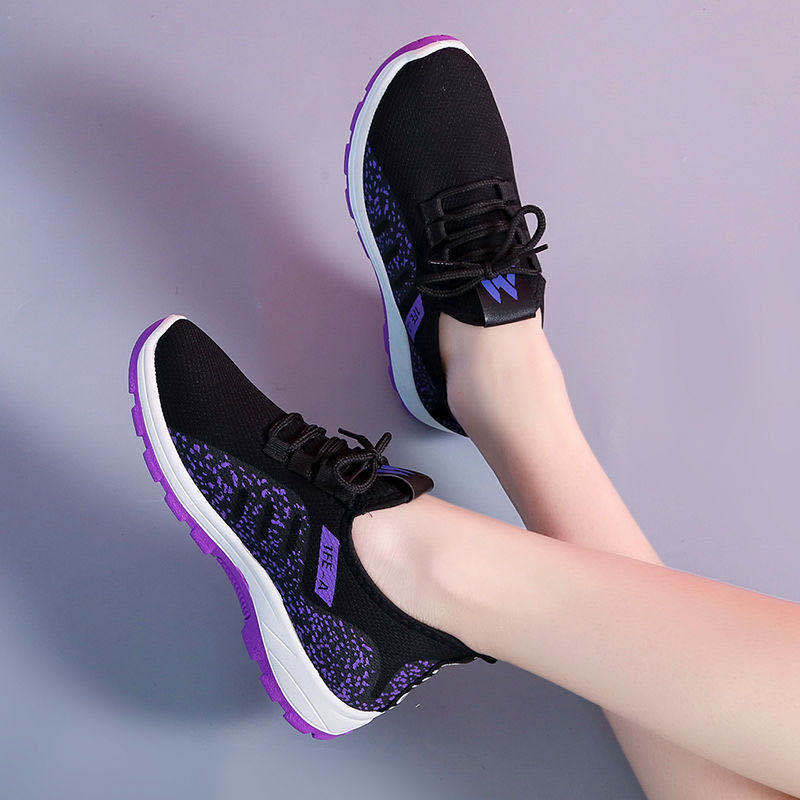 Casual Tennis Running Shoes Women's Fashion Sneakers Lightweight Casual Lace Up Walking Tennis Shoes