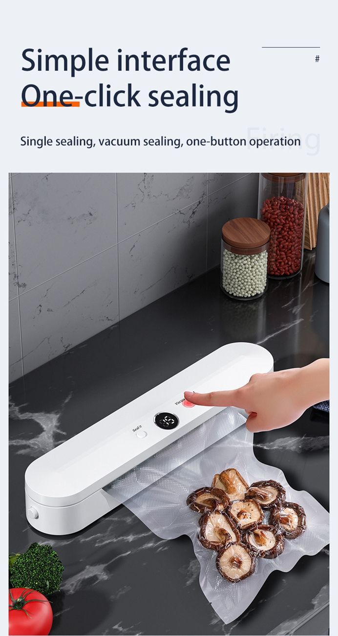 Vacuum machine small vacuum sealer snack food packaging machine automatic sealing bag household plastic seal preservation