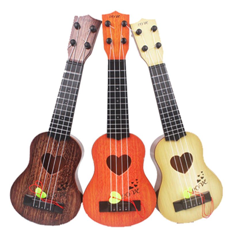 35cm Children Guitar Toy Can Be Used To Play Elementary Instruments With Paddles Simulating Yukrili Music Toys
