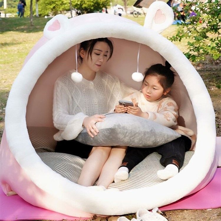 Internet celebrity, human cat bed, lazy sofa bed, plush dog bed, pet giant cat bed, universal for all seasons, can lie down