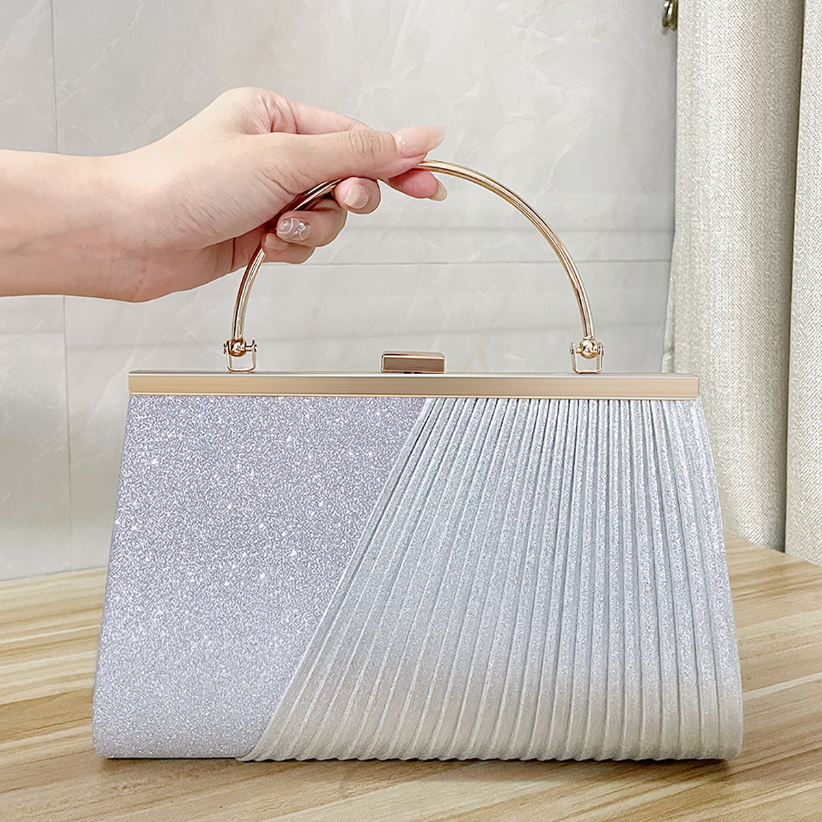 CRRshop free shipping female best sale evening dress glittering diamond handbag women new fashion trend noble and gorgeous wrist bag beautiful present