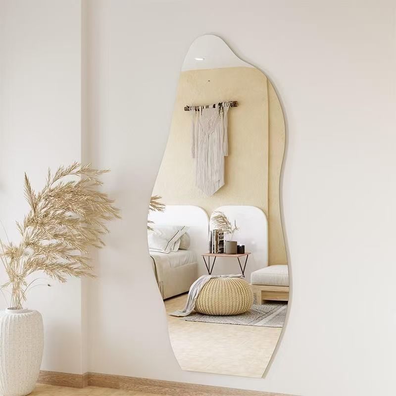 Mirror acrylic high-definition self-adhesive dressing mirror fitting mirror does not deform creative irregular soft mirror home bedroom