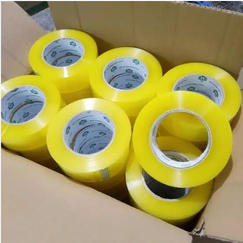  Strong Tensile Force Bopp Waterproof Adhesive Tape Roll Single Sided Rubber Tape Sealing Tape Transparent Custom Strong Single-side Self-adhesive Carton Seal Waterproof Acrylic 45*100M