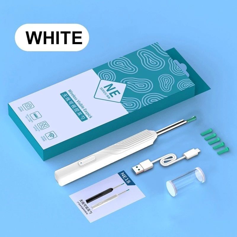 Smart Visual Earpick With Camera For Baby Adult Otoscope Endoscope Camera for Android IOS Earwax Removal