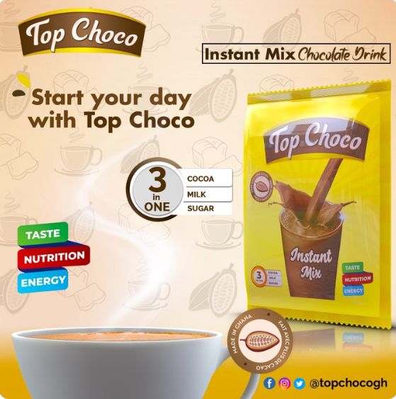 10Pcs Top Choco Instant Mix (Sachet)