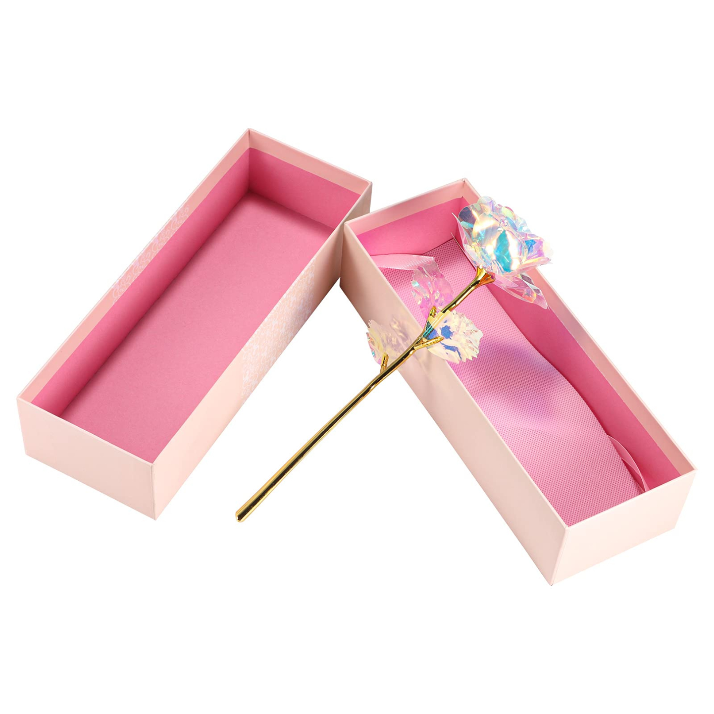 24K Golden Rose, Artificial Rose Flower Gifts for Her with Luxury Gift Box Great Gift Idea for Valentine's Day, Mother's Day, Birthday, Anniversary