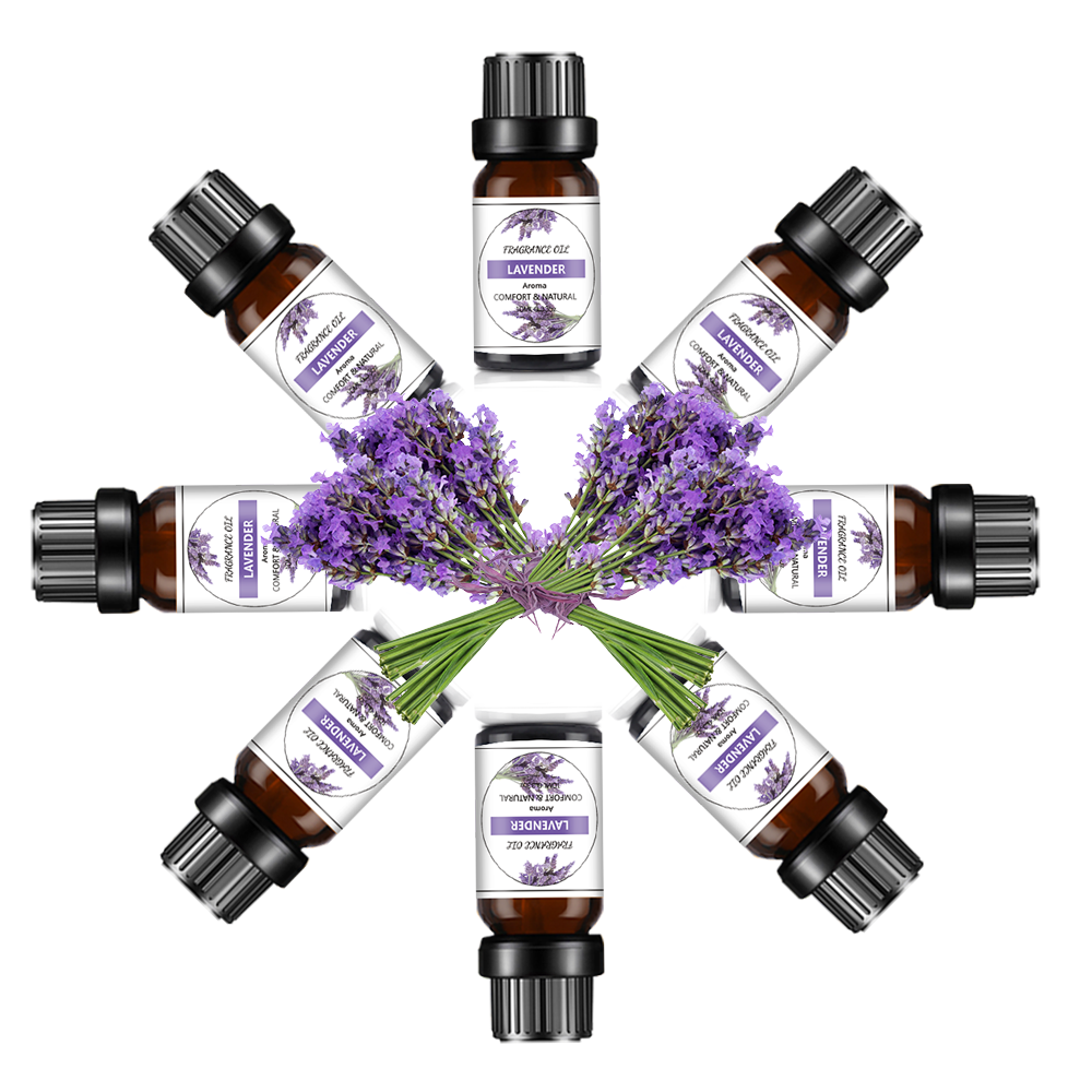 10ML Lavender Plant Essential Oil Aroma Air Diffuser Water Soluble Aromatherapy Fragrance Perfume Freshener
