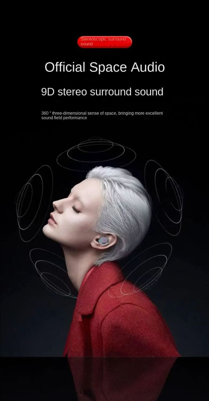 M90-PRO high-end slider wireless Bluetooth headset game call noise reduction and long battery life Huawei Apple GM