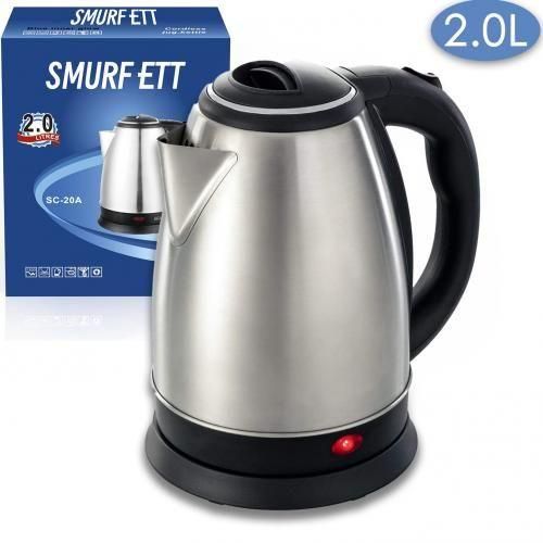 Scarlett / Topscarlett Electric Kettle - 2 Litres - Silver/Black 2 Litres - Silver/Black