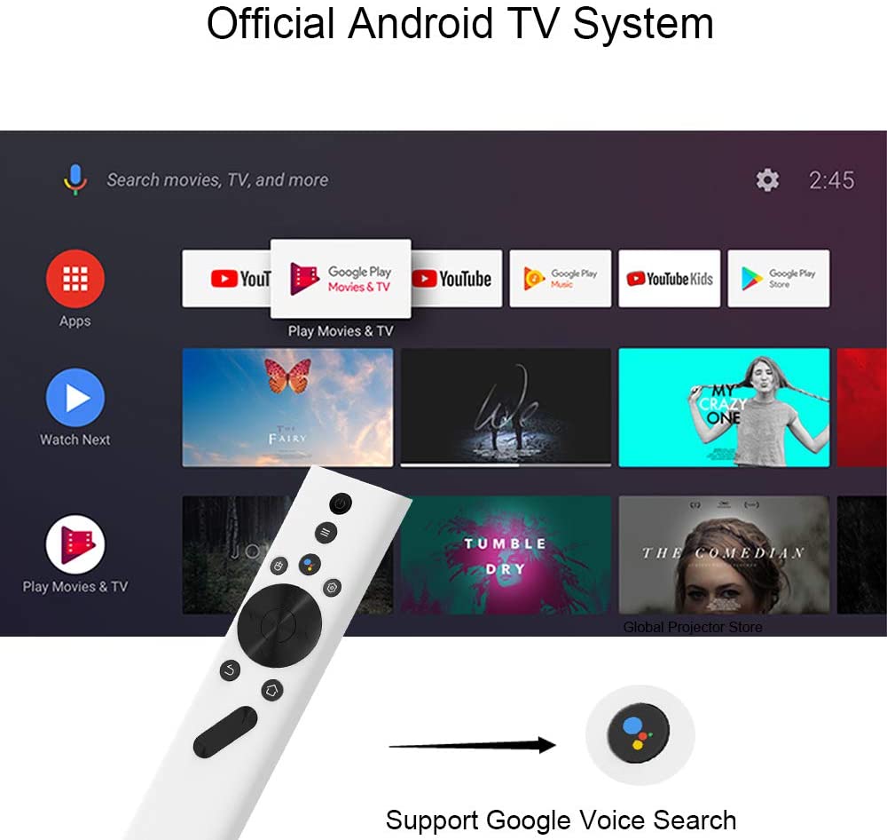 XGIMI MoGo Pro Projector 1080P Full HD DLP Portable Projector Android 9.0 with Built-in Battery Harman Kardon Blutooth Speaker