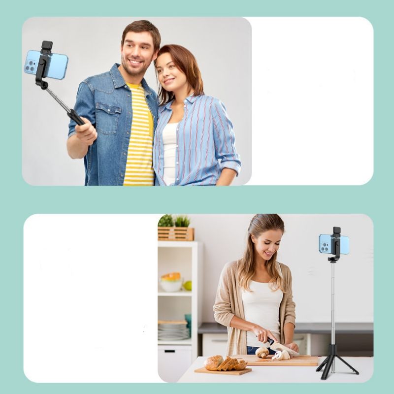 Selfie stick F210 67CM Anti shake selfie stick, Bluetooth remote control, tripod, multifunctional CRRSHOP Digital Phone Parts 