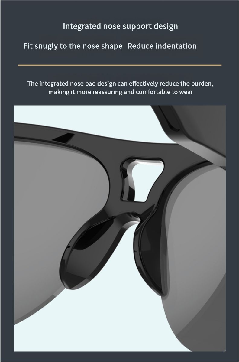  F08 Smart Audio Bluetooth Sunglasses - Wireless Headphones with UV Protection and Multi-functional Sunglasses