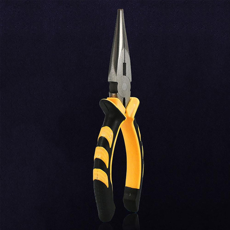Tools power 8/6 inch multifunctional needle nose carbon steel pliers craft electrician pliers wire and cable scissors for circuit repair