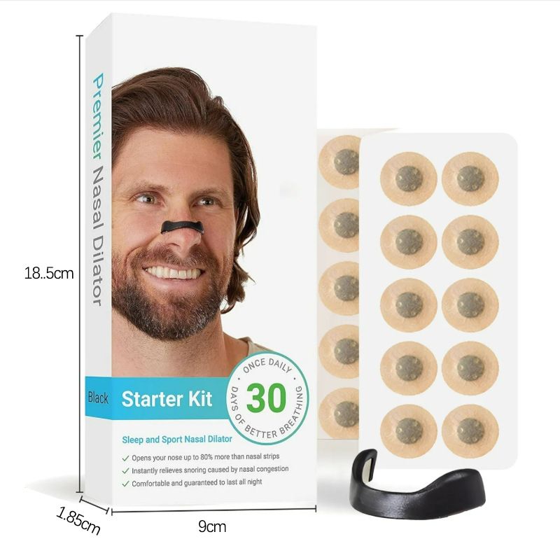 Magnetic nasal ventilating strips, nasal clips, nasal straps, intake breathing expanders