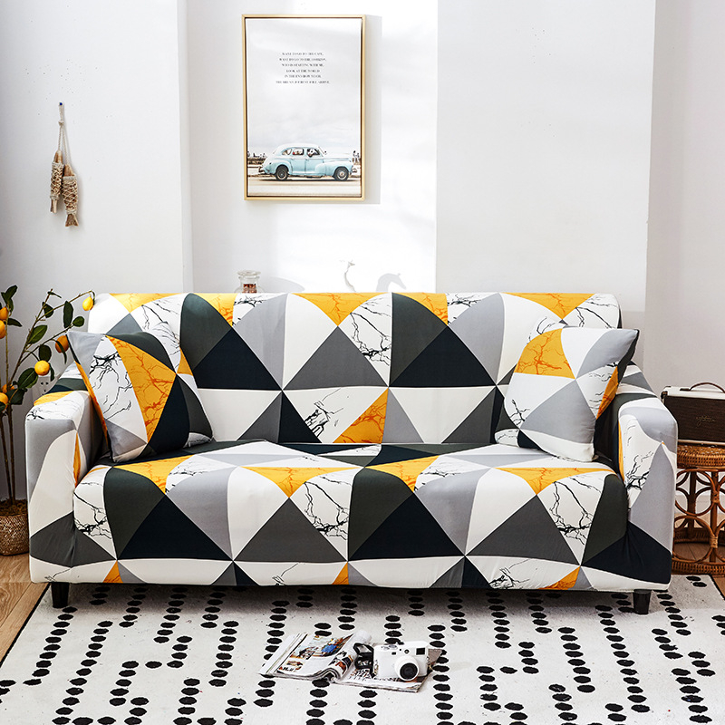 Elastic Four-seat Sofa Cover All-inclusive Cover Four Seasons Universal Combination Living Room Sofa Cover Full Cover
