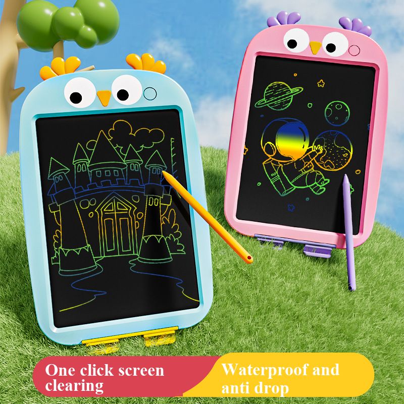 Children’s LCD Writing Tablet, Kids Small Blackboard, Baby Colorful Graffiti Electronic Drawing Pad, Toddler Erasable Handwriting Toy, Safe Eye-Protection Electronic Doodle Board