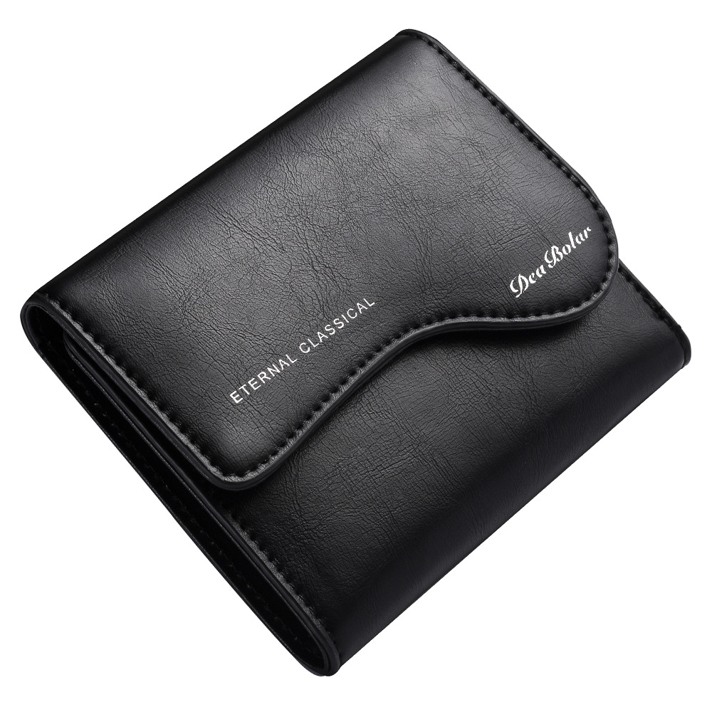 k3202-2 Vintage Men Luxury PU Wallet Short Slim Male Money Clip Credit Card Holder Wallet Purses for Men