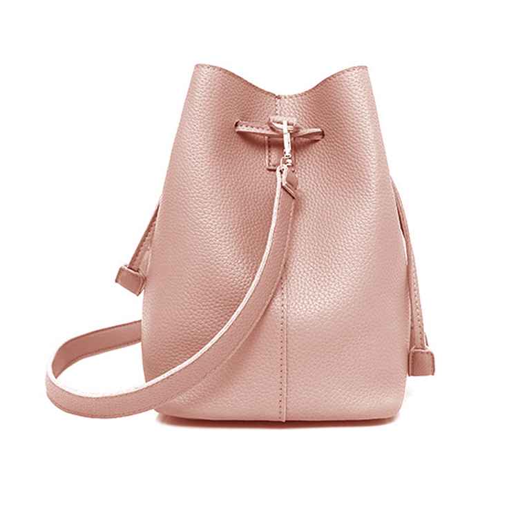 NANO Bags Ladies bags Women Bag Slung Shoulder Bag Four-Piece PU Leather Handbag Polyester Tote Purse Pink 4Pcs/Box