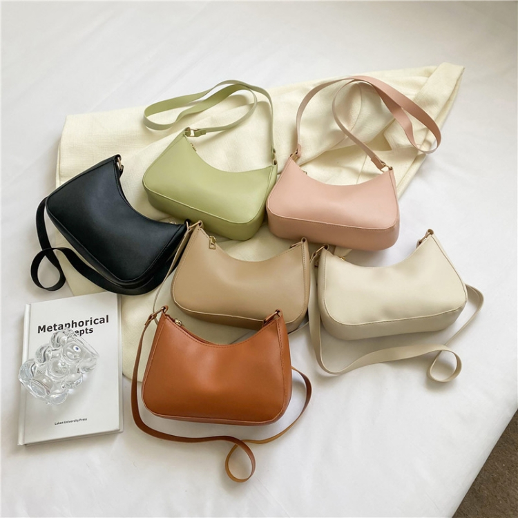 Shoulder bags female apparel black white khaki light green pink brown women's bags CRRSHOP fashion Handbag New Small square bag Shoulder bag Underarm package ladies present
