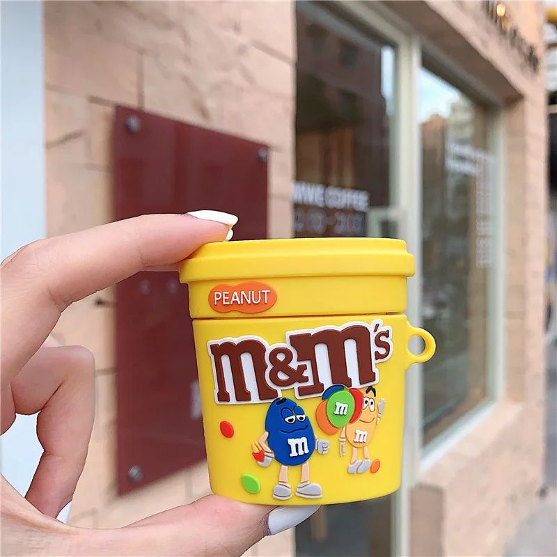 Bubble Gum Cookies for AirPods Pro 2 Case Chocolate Earphone Cover Soft Silicone for Airpods 4 3 2 Case for AirPods 2 Box CoverI